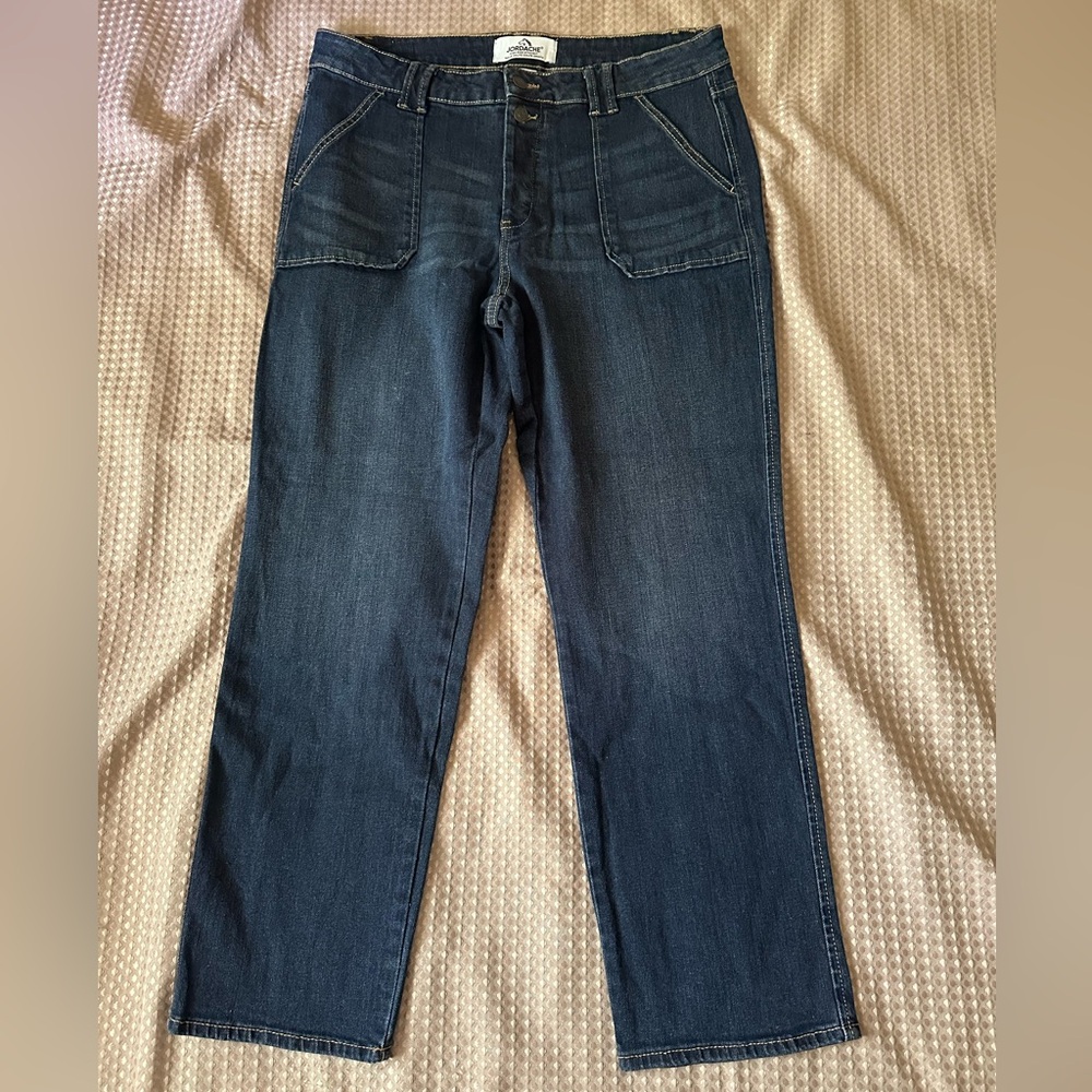 🍉 Jordache Classic Women’s Blue Jeans straight leg, NWOT